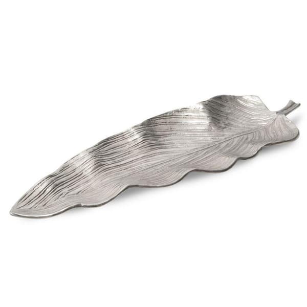 DEKORATIV PLADE SARA (04) 55 X 19 X 4 CM SØLV