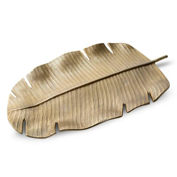 DEKORATIV PLATTA KAREN (01) 46 X 25 X 4 CM GULD