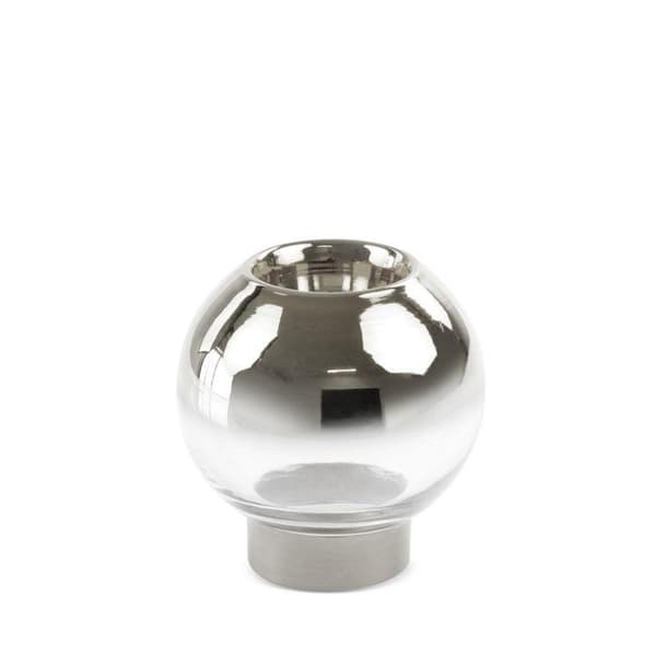 JULDEKORATIVT GLAS ZOJA FI 15 X 15 CM SILVER