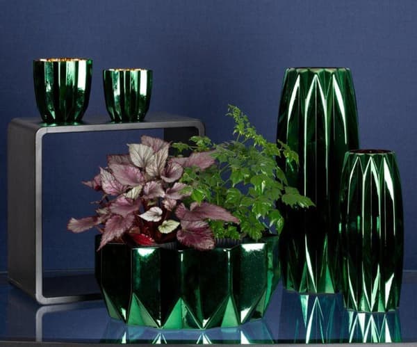 JULEPYNT GLAS NEGRO (01) FI 12 X 12 CM GRØN