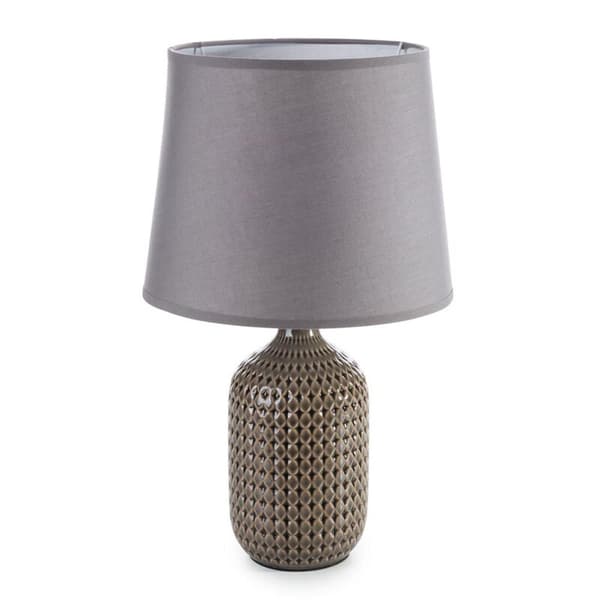 KERAMISK 25 X 25 X 43 CM GRÅ-BEIGE