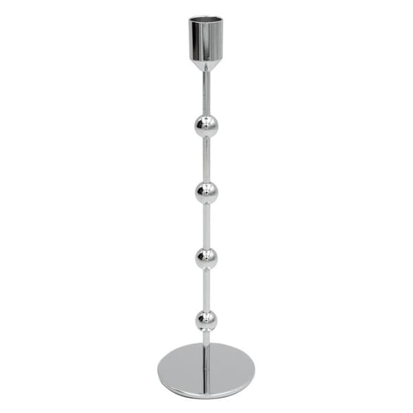 DEKORATIV LYSEHOLDER CELI 8 X 8 X 29 CM SØLV