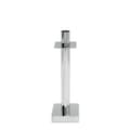 Miniatyrbild 1 av 3: DEKORATIV LJUSSTAKE LORI 8 X 8 X 26 CM SILVER