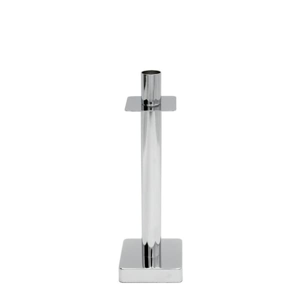DEKORATIV LJUSSTAKE LORI 8 X 8 X 26 CM SILVER