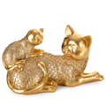 Miniatyrbild 1 av 2: DEKORATIV FIGURIN MARI (01) 12 X 9 X 20 CM GULD