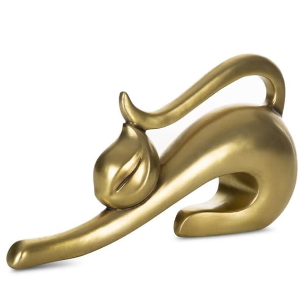 DEKORATIV FIGUR KATI (02) 28 X 7 X 16 CM GULD