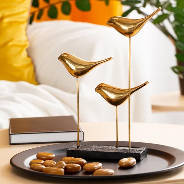 DEKORATIV FIGUR TEBA (01) 19 X 6 X 27 CM GULD