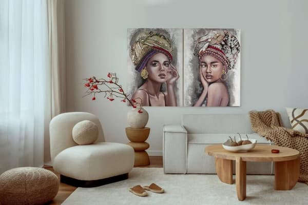 BILLEDE 648 70 X 100 CM BRUN