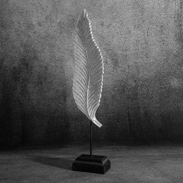 DEKORATIV FIGUR ELDO 12 X 8 X 55 CM SØLV