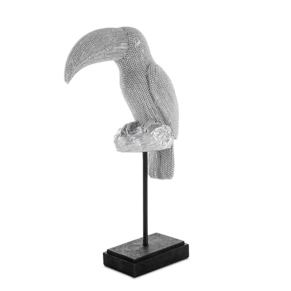 DEKORATIV FIGUR ELDO 22 X 11 X 39 CM SØLV