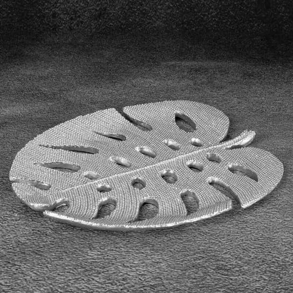 DEKORATIV PLADE ELDO 27 X 22 X 2 CM SØLV