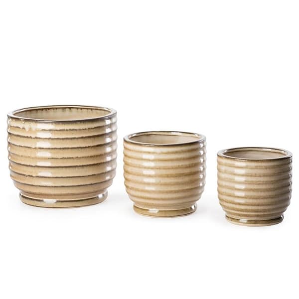 KERAMISK FI 19 X 15 CM LYSEBRUN