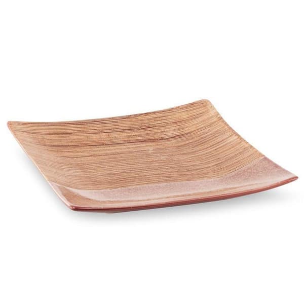 DEKORATIV PLADE ELDA (02) 27 X 27 X 5 CM RØD