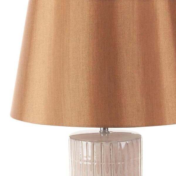 DEKORATIV LAMPE EDNA (01) FI 33 X 56 CM CREME