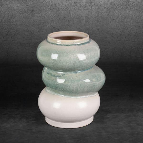 DEKORATIV VASE LIANA (04) 21 X 19 X 26 CM CREME