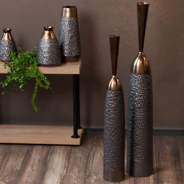 DEKORATIV VASE MORENA (02) FI 16 X 24 CM STÅL