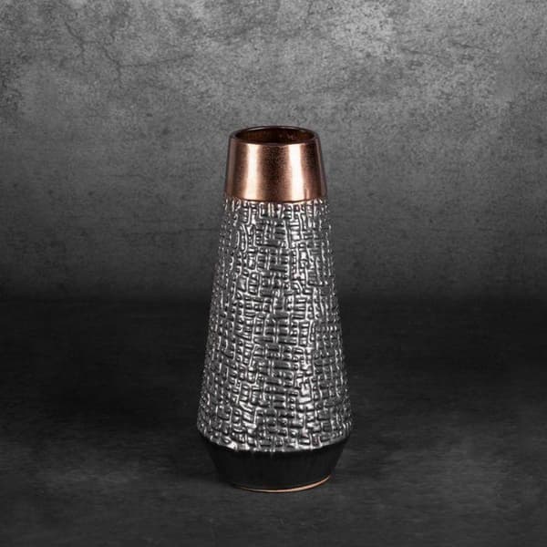 DEKORATIV VASE MORENA (04) FI 16 X 34 CM CREME