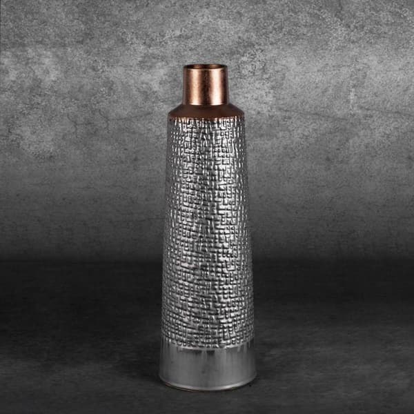 DEKORATIV VASE MORENA (06) FI 16 X 50 CM STÅL