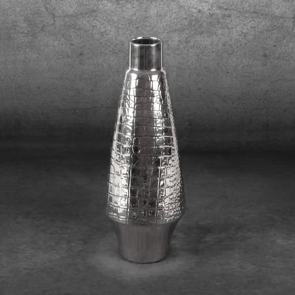 DEKORATIV VASE ERNA FI 14 X 39 CM SØLV