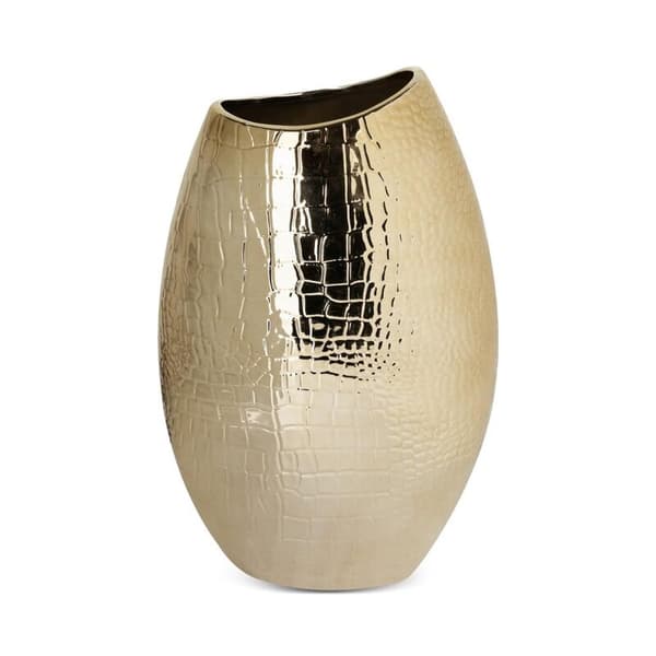 DEKORATIV VASE ERNA FI 14 X 31 CM GULD