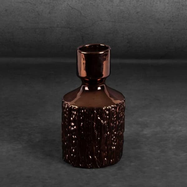 DEKORATIV VASE ERNA FI 12 X 24 CM KOBBER