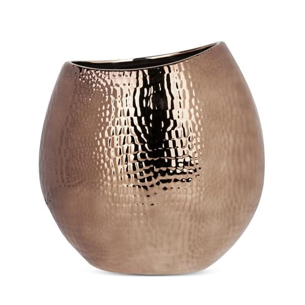 DEKORATIV VASE ERNA 25 X 15 X 26 CM KOBBER