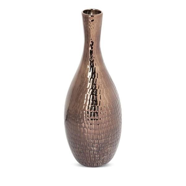 DEKORATIV VAS ERNA FI 12 X 34 CM KOPPAR