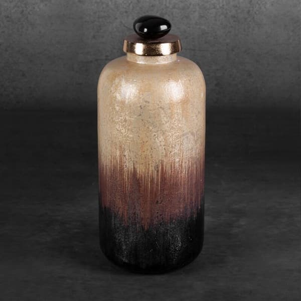 DEKORATIV FIGURIN GLAS GALA (03) FI 13 X 34 CM BRUNN