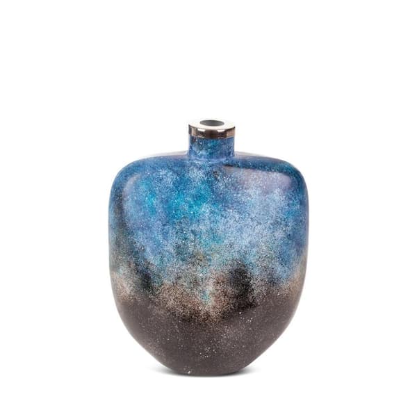 DEKORATIV GLASVAS CAREN (03) 20 X 11 X 27 CM BLÅ