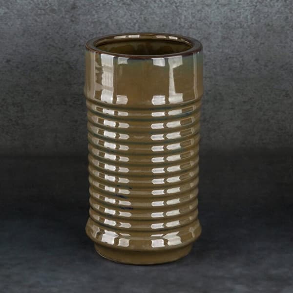 DEKORATIV VASE SAMI FI 15 X 26 CM BRUN