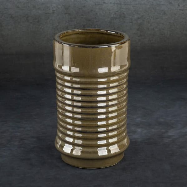 DEKORATIV VASE SAMI FI 12 X 20 CM BRUN