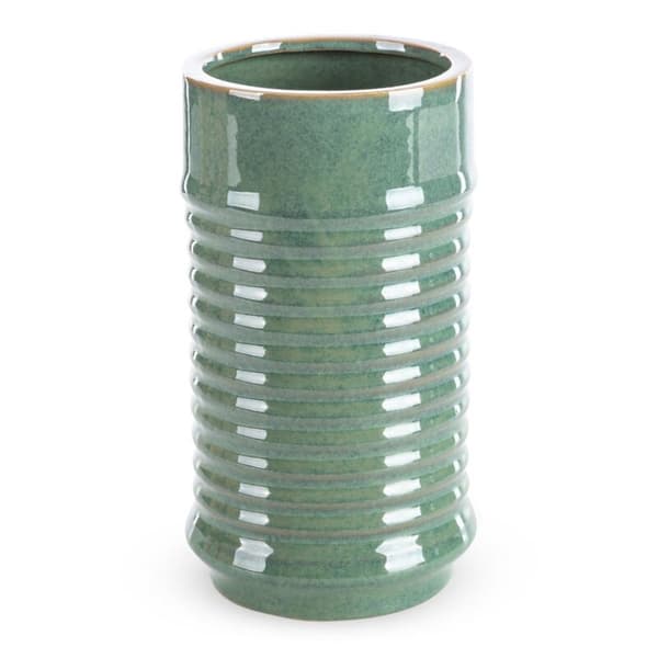 DEKORATIV VASE SAMI FI 15 X 26 CM GRØN