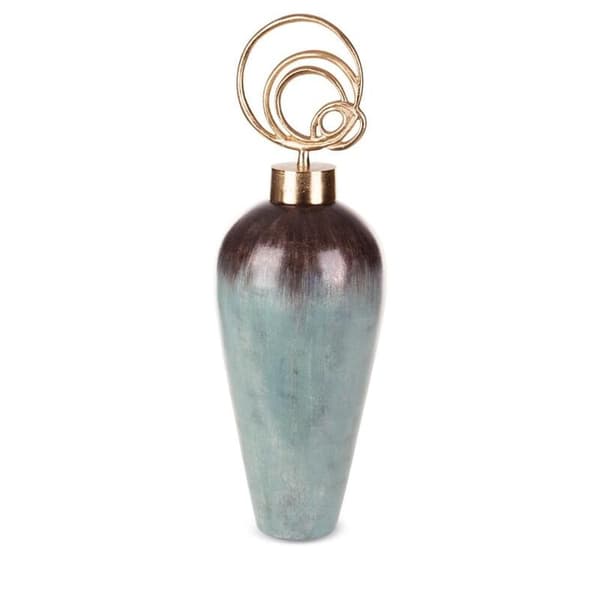 DEKORATIV GLAS FIGURIN ABRIL (02) FI 25 X 75 CM TURKOS