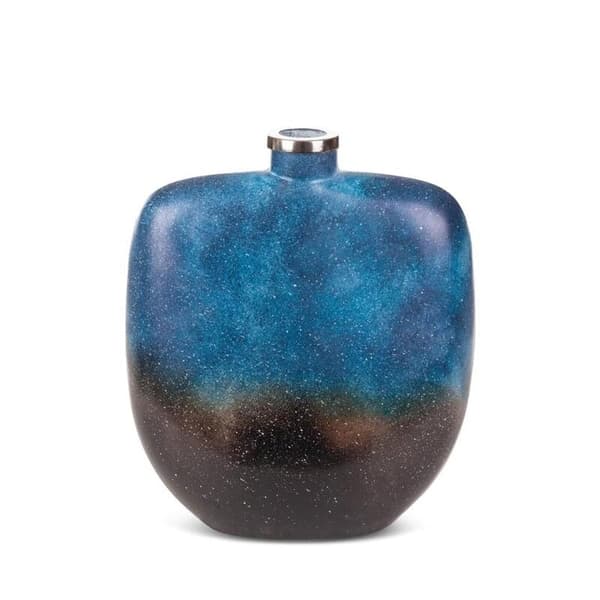 DEKORATIV GLASVAS CAREN (04) 27 X 10 X 34 CM BLÅ