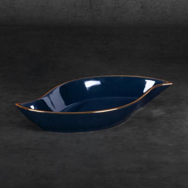 DEKORATIV PLADE AMORA1 (1) 31 X 17 X 5 CM MARINEBLÅ