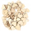 Miniatyrbillede 1 af 7: Hjerte krydsfiner 100 stk. Decoupage hjerte 5x5