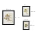 Miniatyrbild 5 av 5: Set med 10st Fotoramar i olika storleka - Svart/MDF