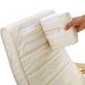 Pikkukuva 6 / 7: Ergonominen keinutuoli säädettävällä jalkatuella – beige, 150 kg kantavuus