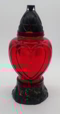 Miniatyrbillede 3 af 4: HEART MEDIUM P-81 ANVENDELSE - ORKIDE/ RØD / 1 STK