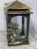Miniatyrbild 4 av 11: LANTERN L3 / MIX / RESIN / slät / guldsmetad trädapplikation / 2 VAROR /bit
