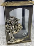 Miniatyrbild 2 av 11: LANTERN L3 / MIX / RESIN / slät / guldsmetad trädapplikation / 2 VAROR /bit