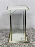 Miniatyrbild 1 av 11: HELT GLAS SLUTAT GLAS VIT-GULD STOR / 1 STK