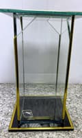Miniatyrbild 3 av 7: LITEN SVART OCH GULD SLUTGLAS / 1 STK