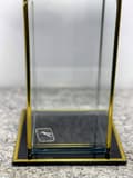 Miniatyrbild 2 av 7: LITEN SVART OCH GULD SLUTGLAS / 1 STK