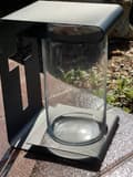 Miniatyrbild 10 av 11: LYKTA METALL GLAS / LÅGA / 1 STK / SVART