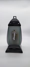 Miniatyrbild 8 av 8: Black Pearl fat lykta / silver FINISH / 1 st