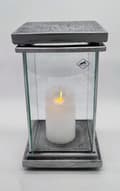 Miniatyrbild 11 av 11: SQUARE MAX RESIN - ANTIK / SYNTETISK STEN / SILVER / 1 STK