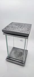 Miniatyrbild 2 av 11: SQUARE MAX RESIN - ANTIK / SYNTETISK STEN / SILVER / 1 STK