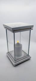 Miniatyrbild 5 av 6: SQUARE MAX RESIN - ANTIK / SYNTETISK STEN / VIT / 1 STK