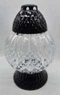 Miniatyrbild 2 av 9: GLAMOUR BALL LYKTA -STOR-KRISTALL/TRANSPARENT-SVART BAS/1 STK